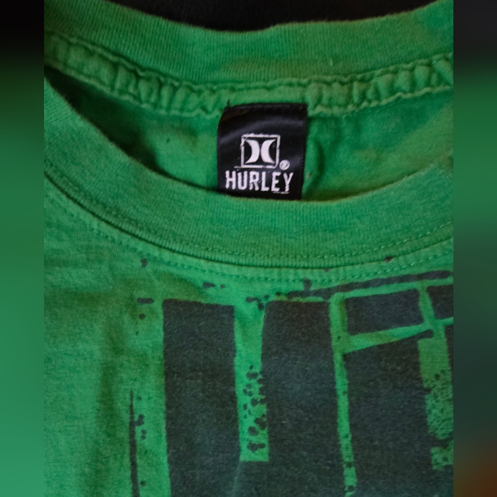 Hurley Green mens T-Shirt szS/P NWOT - Picture 3 of 6